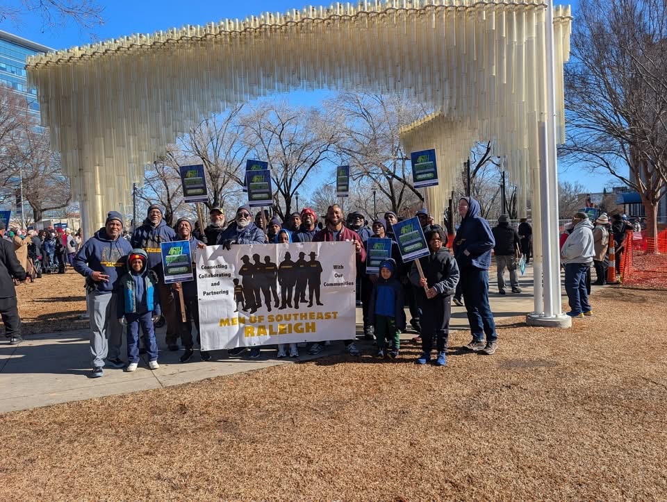 Men of Southeast Raleigh Participate in MLK March & MLK Day at Chavis Park — A Call for Action Beyond the March